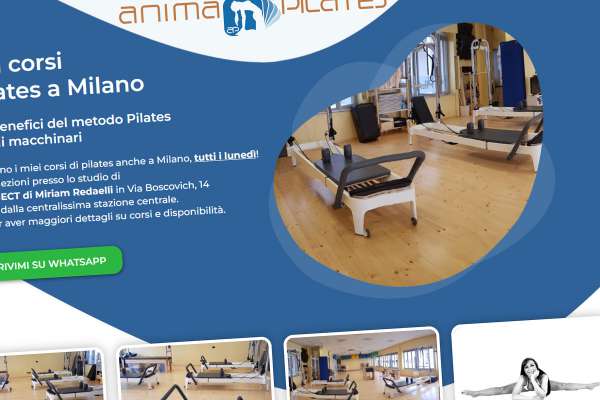 Campagne pubblicitarie e SEO studio di Pilates